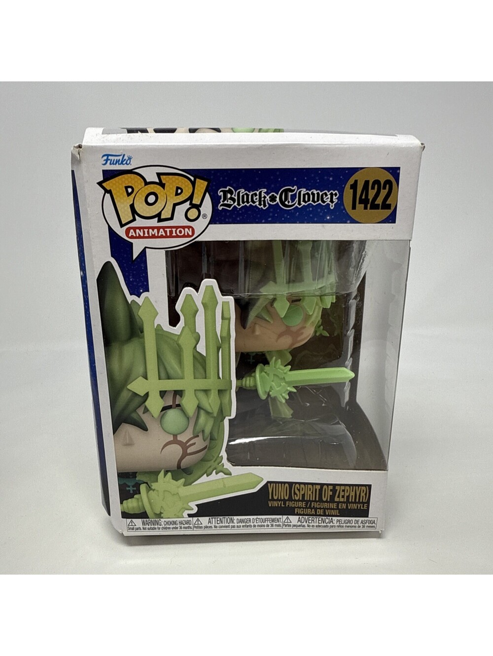 Funko Pop! Vinyl: Black Clover - Yuno (Spirit of Zephyr) #1422